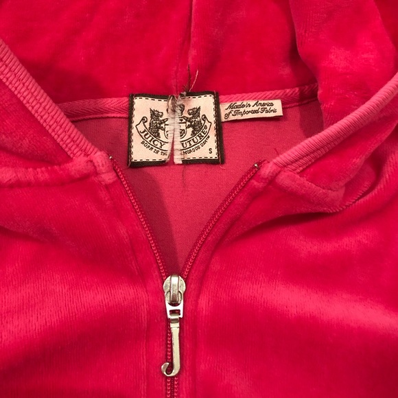 Juicy Couture Velvet Pink Sweatshirt - Picture 4 of 4